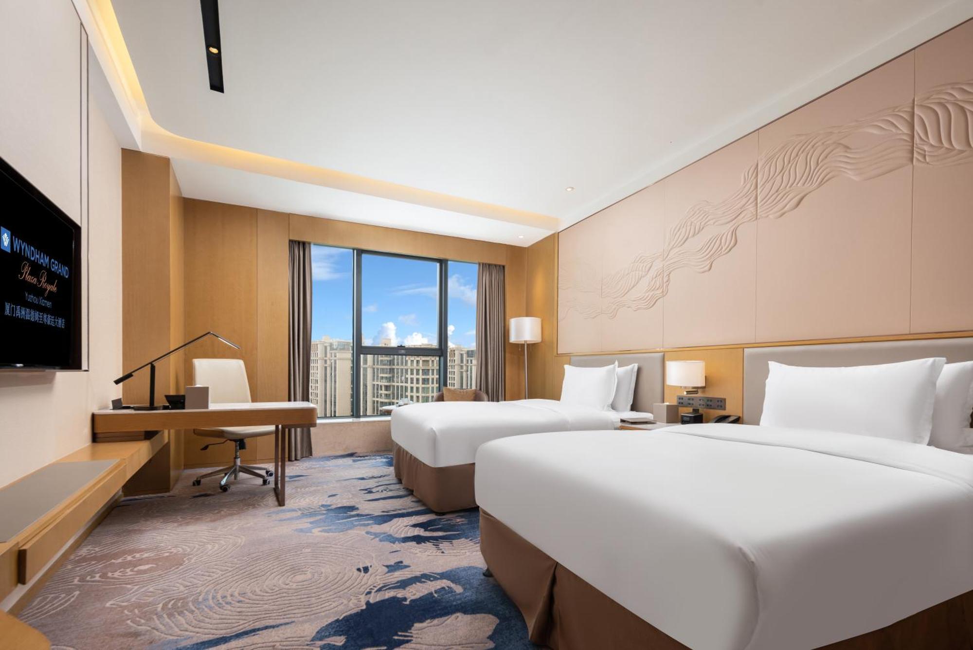 Wyndham Grand Plaza Royale Yuzhou Xiamen Wuyuan Bay Exterior foto
