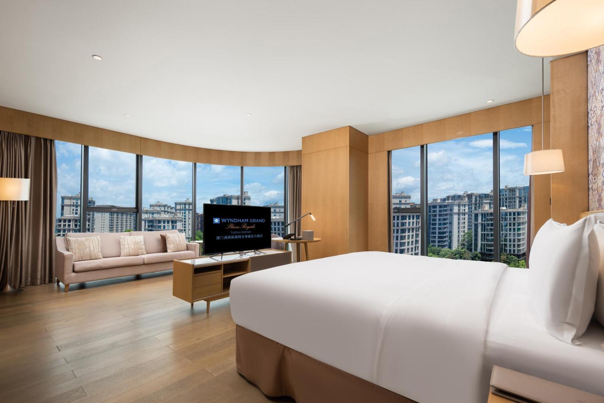 Wyndham Grand Plaza Royale Yuzhou Xiamen Wuyuan Bay Exterior foto